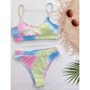 2 Shein High Waist Swimsuits NWT